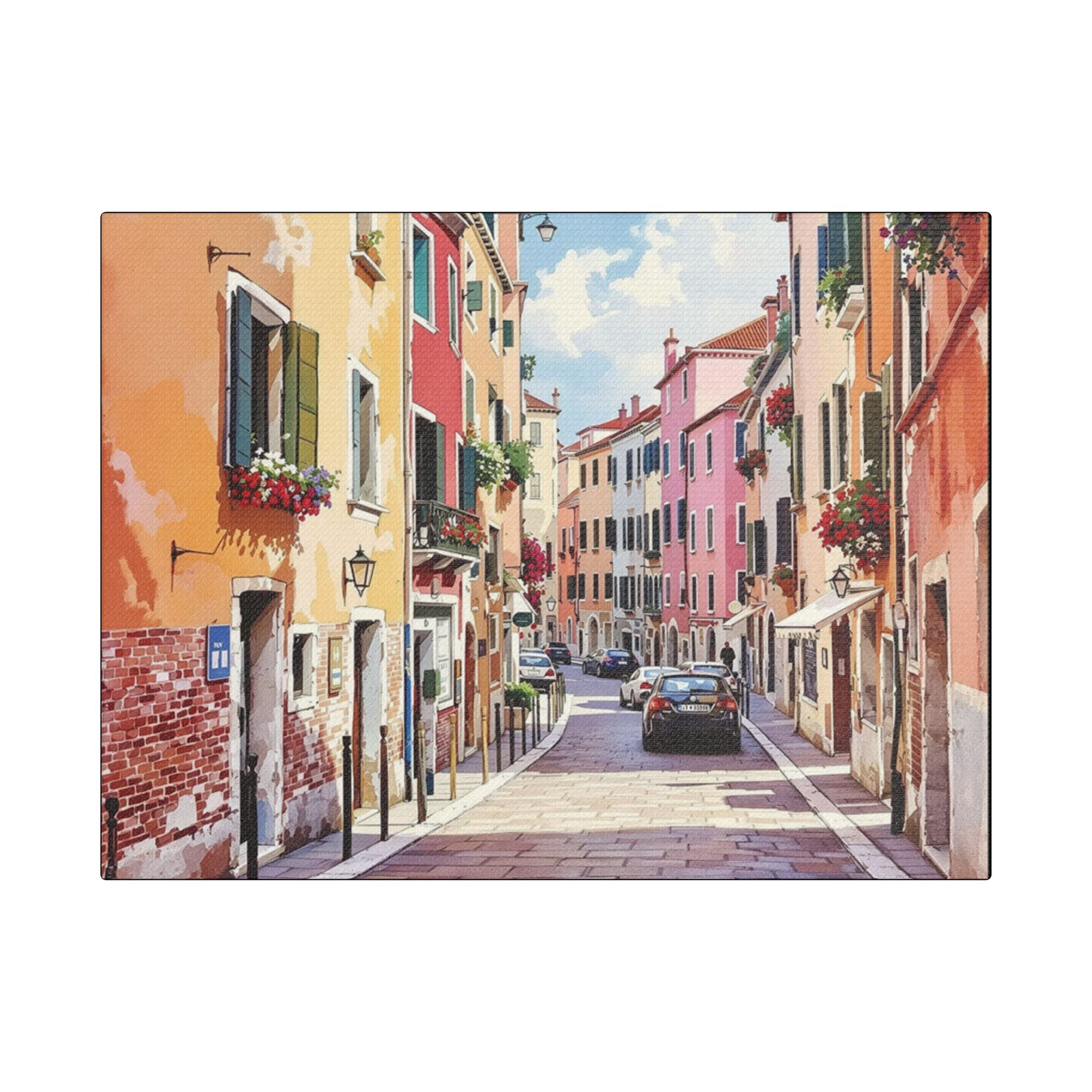 Venice Italy Watercolor Canvas Print for Stunning Home Decor - Rosetta Creative Boutique